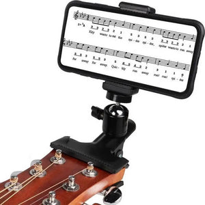 Phone Holder For Cell Phones Action Cameras | Kalimba & Guitar