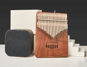 DUAL D2PRO 21 Key Advanced Kalimba | Dark Walnut Wood