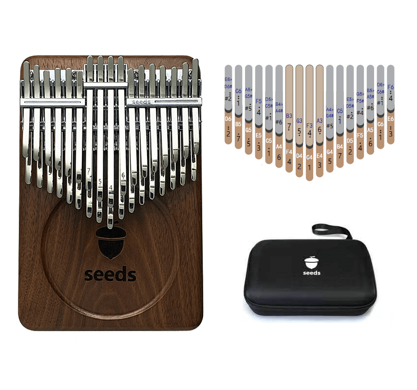 Seeds Pisces Chromatic Kalimba Seeds With Wood Stand